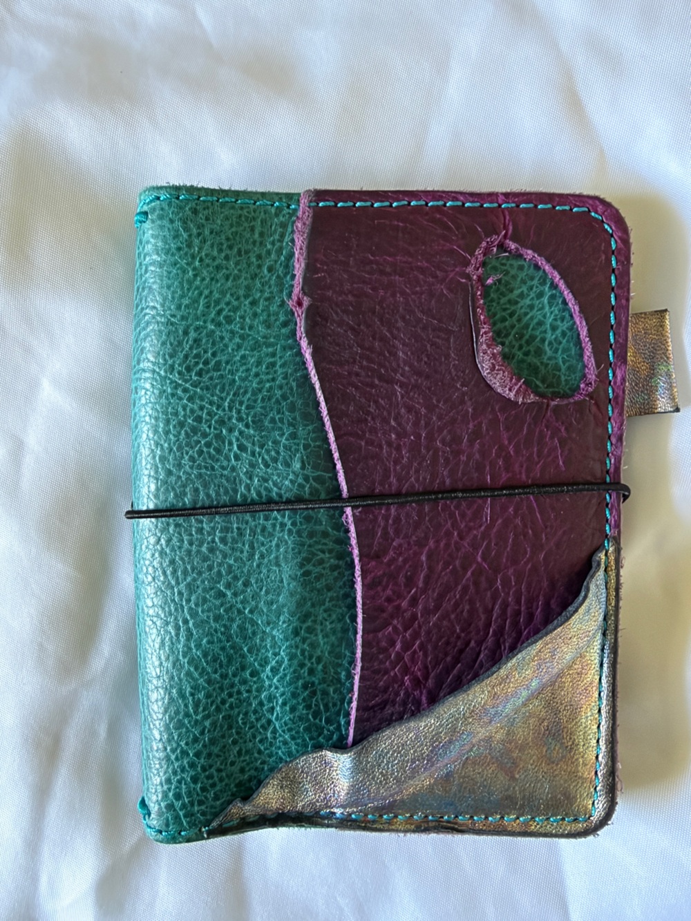 Unique traveler’s notebook in leather pocket size/field note size